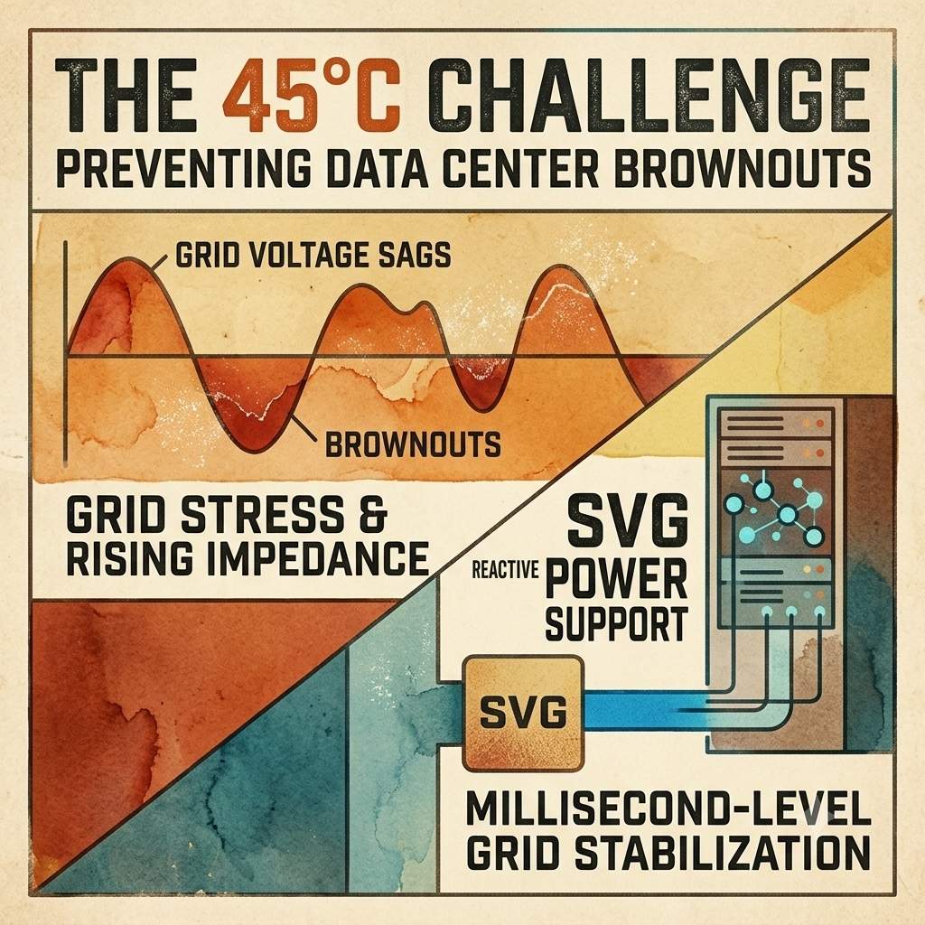 45°C Data Center Voltage Stability with YT Electric SVG